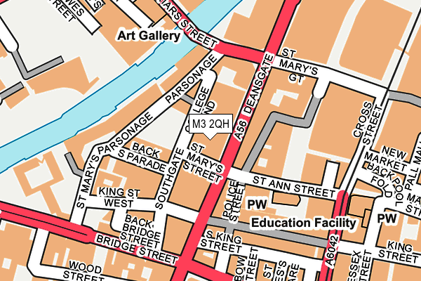 M3 2QH map - OS OpenMap – Local (Ordnance Survey) M3 2QH map - OS OpenMap – Local (Ordnance Survey)
