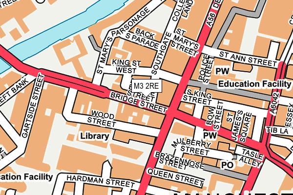M3 2RE map - OS OpenMap – Local (Ordnance Survey) M3 2RE map - OS OpenMap – Local (Ordnance Survey)
