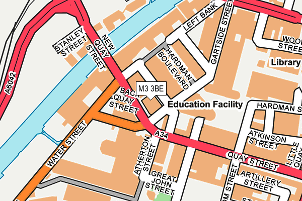 M3 3BE map - OS OpenMap – Local (Ordnance Survey) M3 3BE map - OS OpenMap – Local (Ordnance Survey)