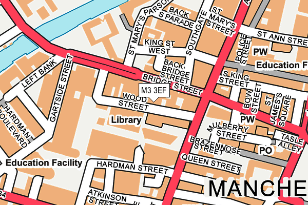 M3 3EF map - OS OpenMap – Local (Ordnance Survey) M3 3EF map - OS OpenMap – Local (Ordnance Survey)