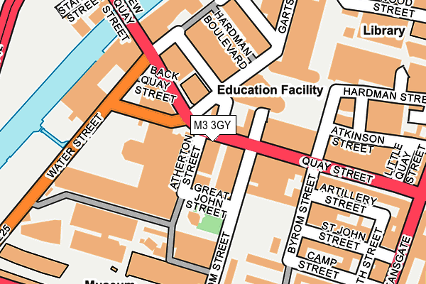 M3 3GY map - OS OpenMap – Local (Ordnance Survey) M3 3GY map - OS OpenMap – Local (Ordnance Survey)