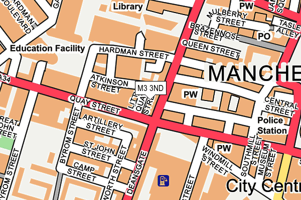M3 3ND map - OS OpenMap – Local (Ordnance Survey) M3 3ND map - OS OpenMap – Local (Ordnance Survey)