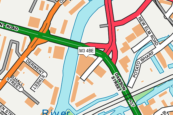 M3 4BE map - OS OpenMap – Local (Ordnance Survey) M3 4BE map - OS OpenMap – Local (Ordnance Survey)