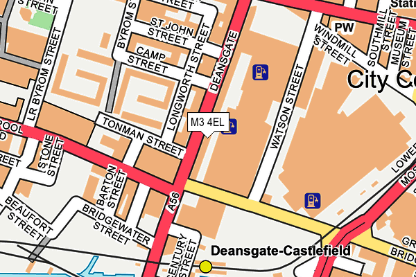 M3 4EL map - OS OpenMap – Local (Ordnance Survey) M3 4EL map - OS OpenMap – Local (Ordnance Survey)