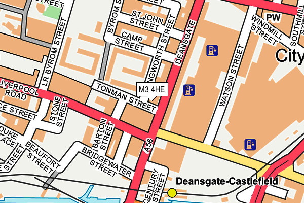 M3 4HE map - OS OpenMap – Local (Ordnance Survey) M3 4HE map - OS OpenMap – Local (Ordnance Survey)