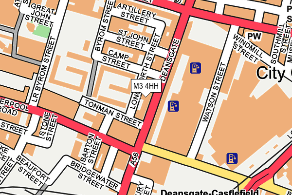 M3 4HH map - OS OpenMap – Local (Ordnance Survey) M3 4HH map - OS OpenMap – Local (Ordnance Survey)