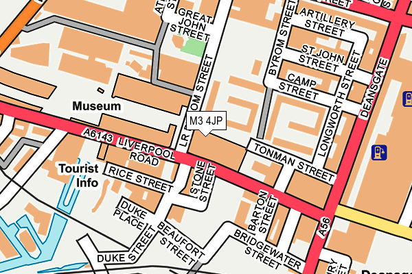 M3 4JP map - OS OpenMap – Local (Ordnance Survey) M3 4JP map - OS OpenMap – Local (Ordnance Survey)