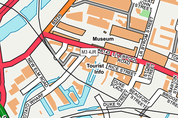 M3 4JR map - OS OpenMap – Local (Ordnance Survey) M3 4JR map - OS OpenMap – Local (Ordnance Survey)