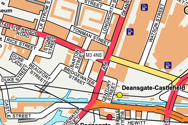 M3 4NS map - OS OpenMap – Local (Ordnance Survey) M3 4NS map - OS OpenMap – Local (Ordnance Survey)