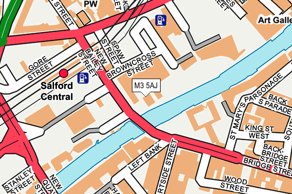 M3 5AJ map - OS OpenMap – Local (Ordnance Survey) M3 5AJ map - OS OpenMap – Local (Ordnance Survey)