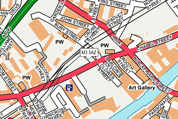 M3 5AZ map - OS OpenMap – Local (Ordnance Survey) M3 5AZ map - OS OpenMap – Local (Ordnance Survey)