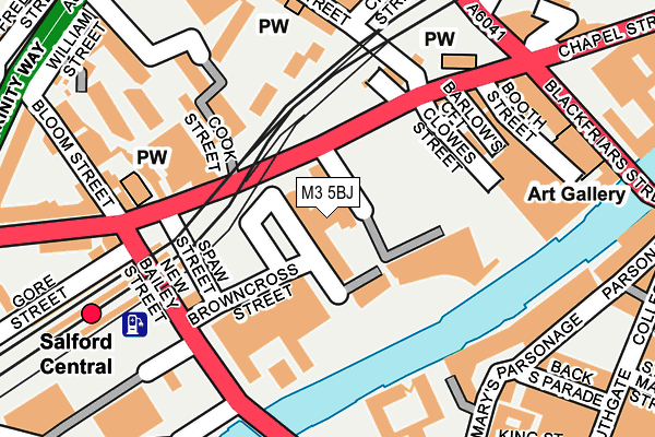 M3 5BJ map - OS OpenMap – Local (Ordnance Survey) M3 5BJ map - OS OpenMap – Local (Ordnance Survey)