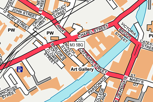 M3 5BQ map - OS OpenMap – Local (Ordnance Survey) M3 5BQ map - OS OpenMap – Local (Ordnance Survey)