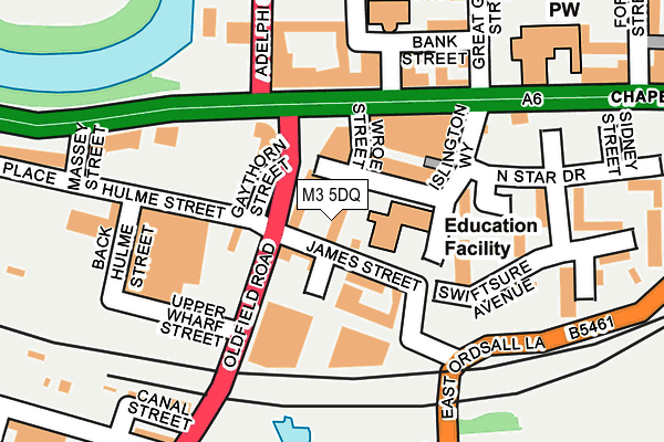 M3 5DQ map - OS OpenMap – Local (Ordnance Survey) M3 5DQ map - OS OpenMap – Local (Ordnance Survey)