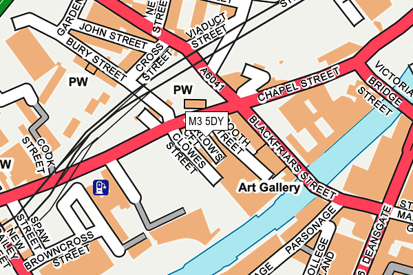 M3 5DY map - OS OpenMap – Local (Ordnance Survey) M3 5DY map - OS OpenMap – Local (Ordnance Survey)