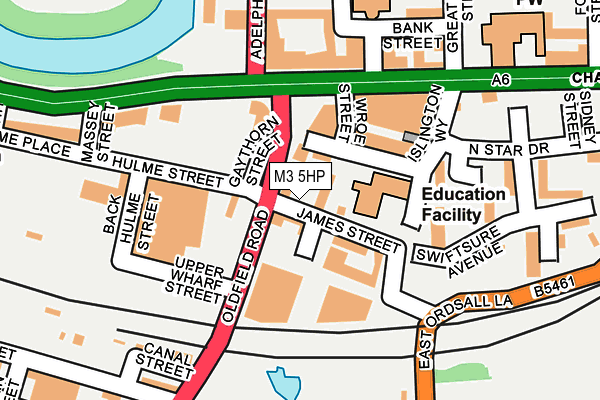 M3 5HP map - OS OpenMap – Local (Ordnance Survey) M3 5HP map - OS OpenMap – Local (Ordnance Survey)