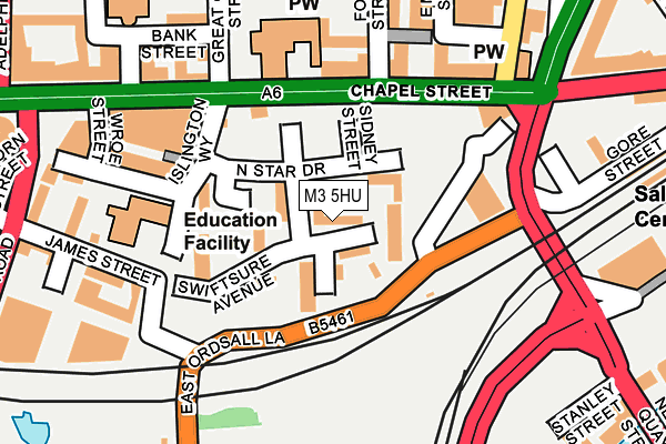 M3 5HU map - OS OpenMap – Local (Ordnance Survey) M3 5HU map - OS OpenMap – Local (Ordnance Survey)