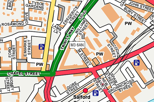 M3 6AN map - OS OpenMap – Local (Ordnance Survey) M3 6AN map - OS OpenMap – Local (Ordnance Survey)
