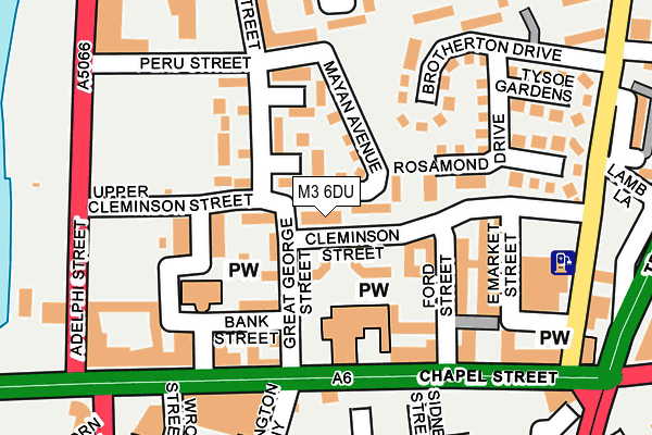 M3 6DU map - OS OpenMap – Local (Ordnance Survey) M3 6DU map - OS OpenMap – Local (Ordnance Survey)