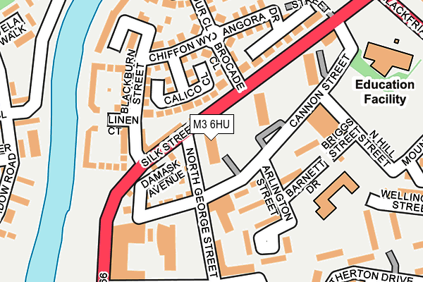 M3 6HU map - OS OpenMap – Local (Ordnance Survey) M3 6HU map - OS OpenMap – Local (Ordnance Survey)