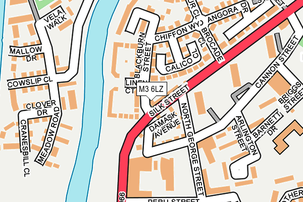 M3 6LZ map - OS OpenMap – Local (Ordnance Survey) M3 6LZ map - OS OpenMap – Local (Ordnance Survey)