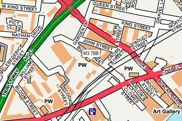 M3 7BB map - OS OpenMap – Local (Ordnance Survey) M3 7BB map - OS OpenMap – Local (Ordnance Survey)