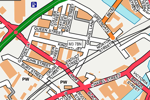 M3 7BN map - OS OpenMap – Local (Ordnance Survey) M3 7BN map - OS OpenMap – Local (Ordnance Survey)