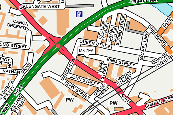 M3 7EA map - OS OpenMap – Local (Ordnance Survey) M3 7EA map - OS OpenMap – Local (Ordnance Survey)