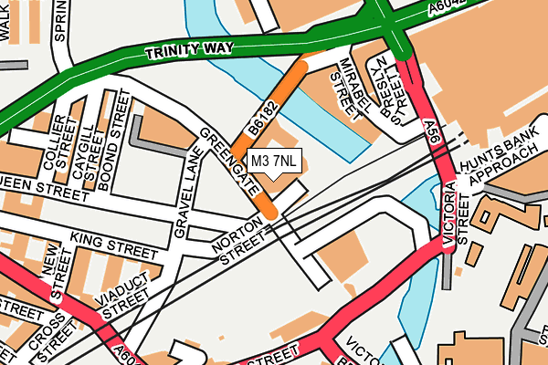 M3 7NL map - OS OpenMap – Local (Ordnance Survey) M3 7NL map - OS OpenMap – Local (Ordnance Survey)