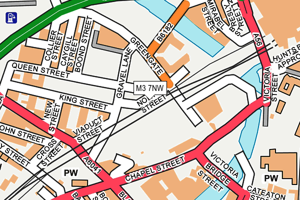M3 7NW map - OS OpenMap – Local (Ordnance Survey) M3 7NW map - OS OpenMap – Local (Ordnance Survey)