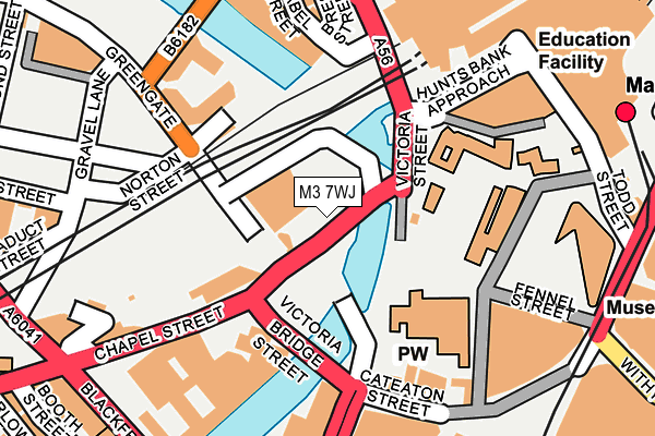M3 7WJ map - OS OpenMap – Local (Ordnance Survey) M3 7WJ map - OS OpenMap – Local (Ordnance Survey)