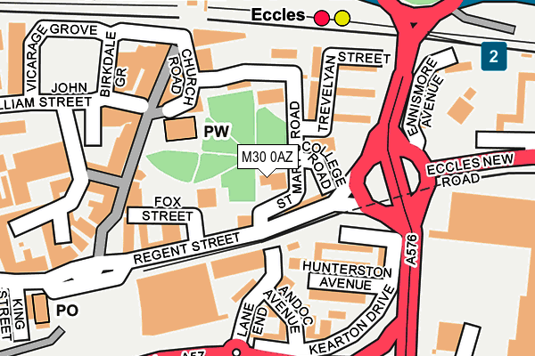 M30 0AZ map - OS OpenMap – Local (Ordnance Survey) M30 0AZ map - OS OpenMap – Local (Ordnance Survey)