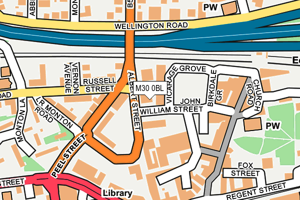 M30 0BL map - OS OpenMap – Local (Ordnance Survey)
