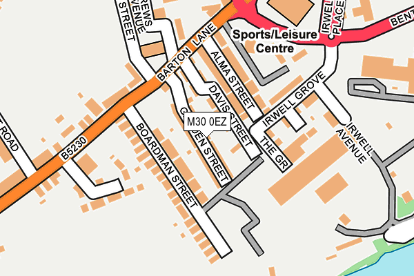 M30 0EZ map - OS OpenMap – Local (Ordnance Survey)