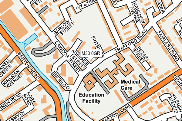 M30 0GR map - OS OpenMap – Local (Ordnance Survey) M30 0GR map - OS OpenMap – Local (Ordnance Survey)