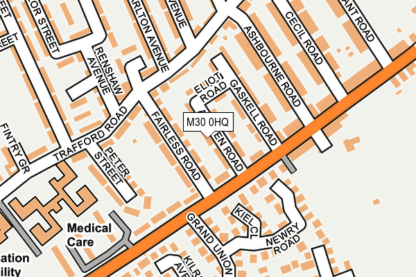 M30 0HQ map - OS OpenMap – Local (Ordnance Survey) M30 0HQ map - OS OpenMap – Local (Ordnance Survey)