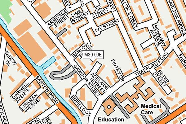 M30 0JE map - OS OpenMap – Local (Ordnance Survey) M30 0JE map - OS OpenMap – Local (Ordnance Survey)