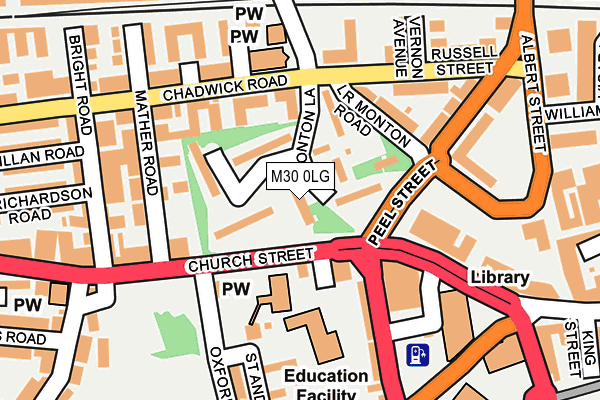 M30 0LG map - OS OpenMap – Local (Ordnance Survey) M30 0LG map - OS OpenMap – Local (Ordnance Survey)