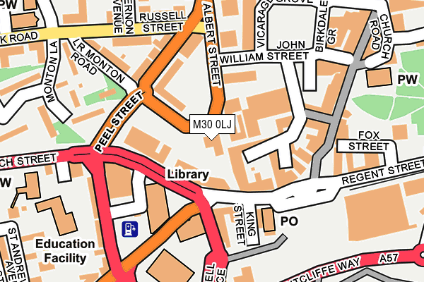 M30 0LJ map - OS OpenMap – Local (Ordnance Survey) M30 0LJ map - OS OpenMap – Local (Ordnance Survey)