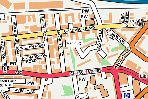M30 0LQ map - OS OpenMap – Local (Ordnance Survey) M30 0LQ map - OS OpenMap – Local (Ordnance Survey)