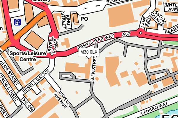 M30 0LX map - OS OpenMap – Local (Ordnance Survey) M30 0LX map - OS OpenMap – Local (Ordnance Survey)