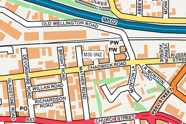 M30 0NZ map - OS OpenMap – Local (Ordnance Survey) M30 0NZ map - OS OpenMap – Local (Ordnance Survey)