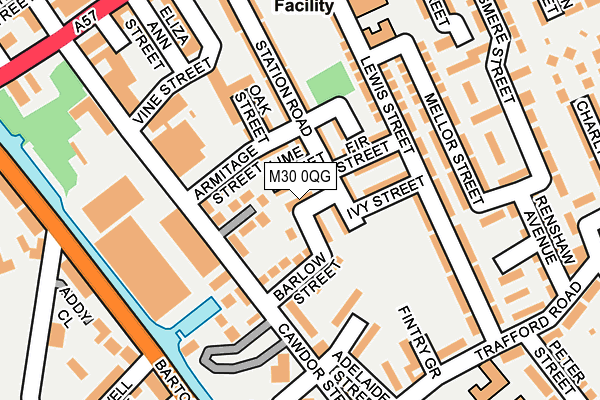 M30 0QG map - OS OpenMap – Local (Ordnance Survey) M30 0QG map - OS OpenMap – Local (Ordnance Survey)