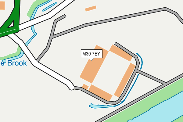 M30 7EY map - OS OpenMap – Local (Ordnance Survey) M30 7EY map - OS OpenMap – Local (Ordnance Survey)