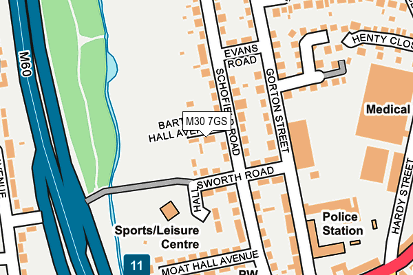 M30 7GS map - OS OpenMap – Local (Ordnance Survey) M30 7GS map - OS OpenMap – Local (Ordnance Survey)