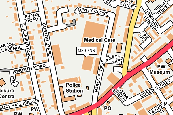 M30 7NN map - OS OpenMap – Local (Ordnance Survey) M30 7NN map - OS OpenMap – Local (Ordnance Survey)