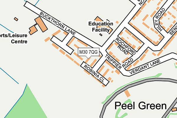 M30 7QG map - OS OpenMap – Local (Ordnance Survey) M30 7QG map - OS OpenMap – Local (Ordnance Survey)