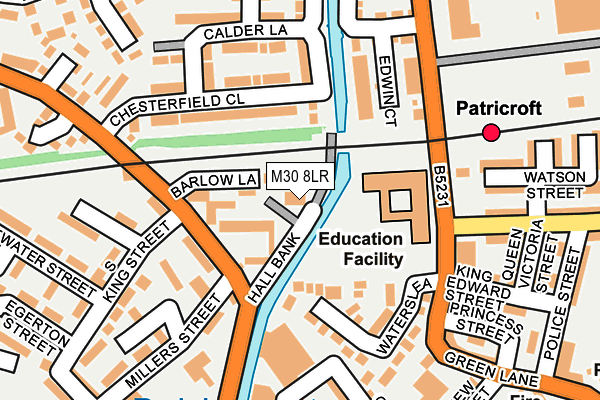 M30 8LR map - OS OpenMap – Local (Ordnance Survey) M30 8LR map - OS OpenMap – Local (Ordnance Survey)