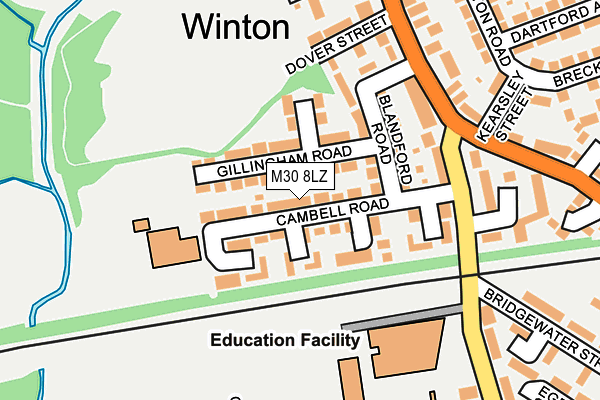 M30 8LZ map - OS OpenMap – Local (Ordnance Survey) M30 8LZ map - OS OpenMap – Local (Ordnance Survey)