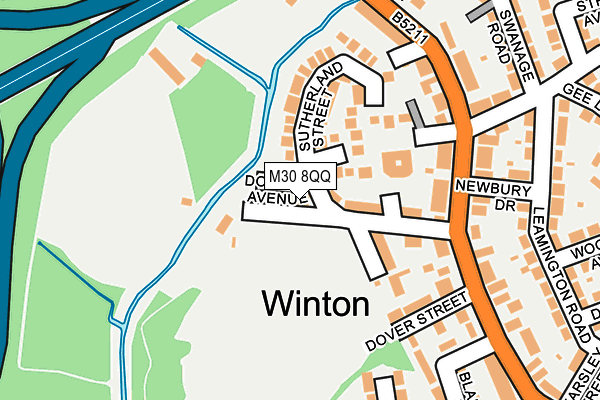 M30 8QQ map - OS OpenMap – Local (Ordnance Survey) M30 8QQ map - OS OpenMap – Local (Ordnance Survey)